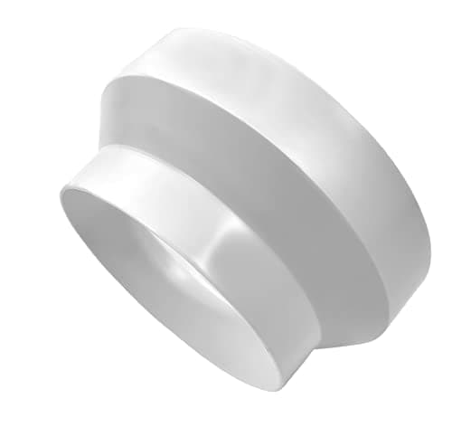 Image of Fantronix 125mm to 100mm Round Ducting Reducer – Vent Pipe Adapter for Extractor Fans, Cooker Hoods, Tumble Dryers & HVAC Ducting