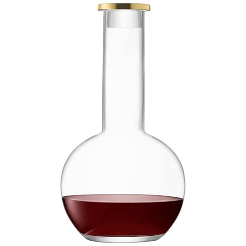 Image of LSA International Luca Decanter & Stopper 1.5L Gold| 1 Unit | Mouthblown & Handmade Glass | LC06