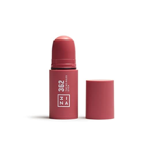 Image of 3INA MAKEUP - The No - Rules Stick 362 - Pink Blush Stick Matte for Sensitive Eyes Lips & Cheeks with Hyaluronic Acid - Cream Blush for a Natural Finish - Vegan - Cruelty Free