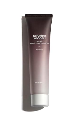 Image of haruharu wonder Black Rice Moisture 5.5 Soft Cleansing Gel, Gentle Daily Cleanser, Low 5.5pH, Moisture Balance, Soap Free, For Sensitive Skin, Vegan, Cruelty-Free, 100ml
