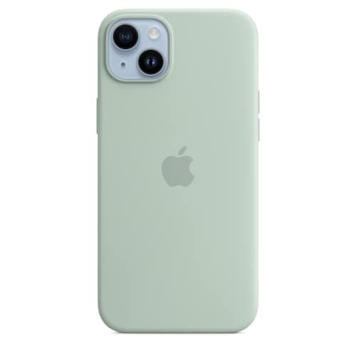 Image of Apple iPhone 14 Plus Silicone Case with MagSafe - Succulent 