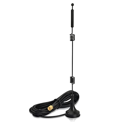 Image of Bingfu Dual Band WiFi Antenna RP-SMA Male Aerial 2.4GHz 5GHz 5.8GHz Magnetic Base Antenna for WiFi Router Range Extender Gateway Wireless Mini PCI Express PCIE Network Card USB Adapter