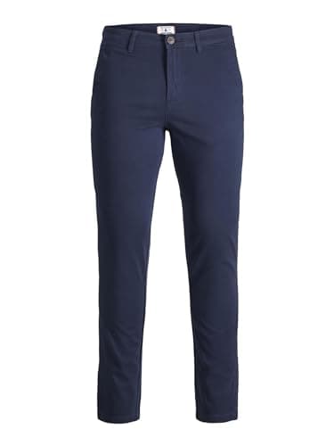 Image of Jack & Jones NOS Men's Jjimarco Jjbowie Sa Navy Blazer Noos Trouser, Blue (Navy Blazer), W32/L30 (Manufacturer size: 32)