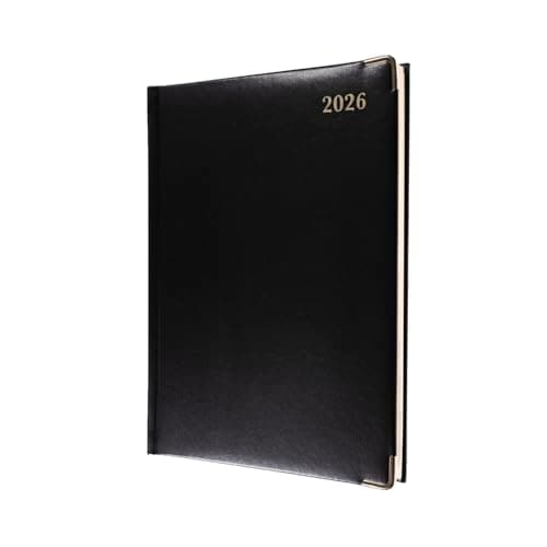 Image of Collins - Classic - Manager 2026 12 Month Calendar Year Planner, Week-to-View with Appointments Diary - Black (1210V.99-26)