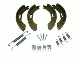 Image of Generic BPW Style 200 x 50mm Brake Shoes, Axle Set, Trailer & Caravan, Type 7, 8""