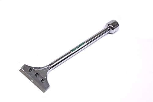 Image of Barnwell 12" Long Scraper Metal Ball Ended 4" 100mm Wide Flooring Wall Tiling