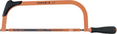 Image of Bahco 320 "Traditional Hand Hacksaw Frame, Multi-Colour, 504 mm