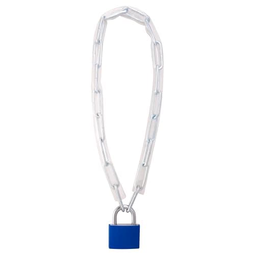 Image of Sterling 460 APL 60cm 4mm Security Chain & Aluminium Padlock, Black