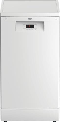 Image of Beko Slimline Dishwasher - White - D Rated