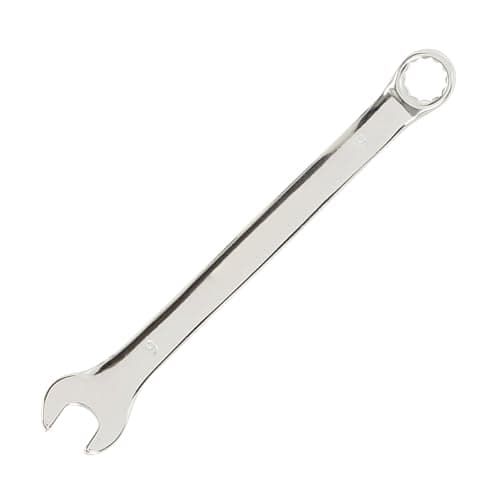 Image of Dapetz ® 9mm Combination Spanner Fixed Head Open End Ring Wrench Mirror Polished Chrome Vanadium Steel Metric Hand Tool Heavy Duty