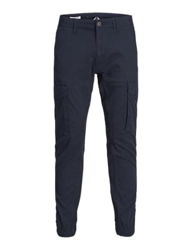 Image of Jack & Jones Men's Jjipaul Jjflake Akm 542 Navy Blazer Noos Pants, Navy Blazer, 34W 32L UK