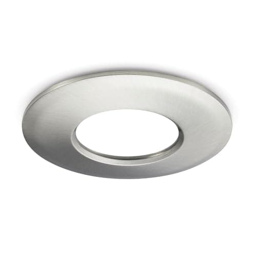 Image of JC1006/BN V50 Brushed Nickel Bezel, Die-cast Aluminium, 84mm Diameter, Fire Rated Downlight Compatible, 7.2mm Depth JCC