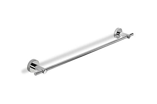 Image of Croydex Flexi-Fix Pendle Towel Rail, Chrome, 85 x 675 x 45mm, Silver