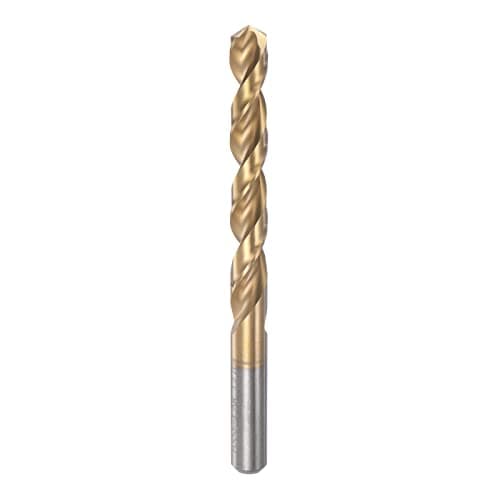 Image of sourcing map Twist Drill Bit 12mm Titanium Coated (HSS-E) M42 High Speed Steel 8% Cobalt Straight Shank for Stainless Steel Aluminum Alloy Metal