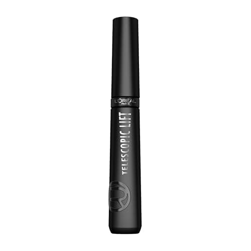 Image of L'Oreal Paris Telescopic Lift Mascara Extra Black, Viral Length and Volume Mascara with Exclusive Two-Sided Brush Technology for Up to 5mm Longer Looking Lashes and 24H Lift, Extra Black