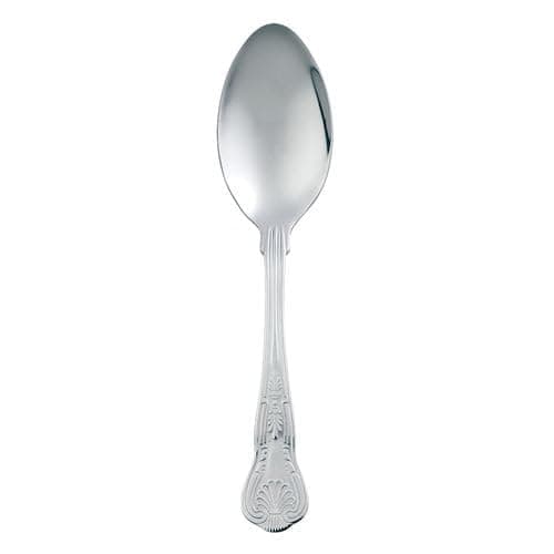 Image of We Can Source It Pack of 12 Traditional Pattern Table Spoons 21.5cm - Premium Stainless Steel Silver Cutlery for Restaurant and Fine Dining Service Dishwasher Safe