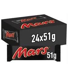 Image of Mars 51 Grams Bars Chocolate Bars (24)