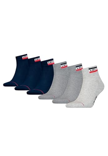Image of Levi's Quarter, Grey/Dress Blues Combo, 39/42 (Pack of 6)