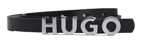 Image of HUGO Women's Zula Belt 1,5cm Belt, Black1, 85