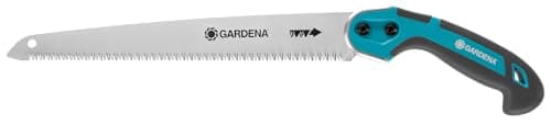 Image of Gardena Garden Saw 300 P: Rust-Protected Hand Saw for Wood, Precision Tooth for Smooth Cut, with Hanging Through and Cutting Protection (8745-20)
