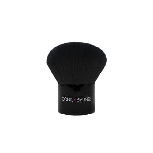 Image of Iconic Bronze Luxury Kabuki Brush, Face & Body Applicator for Blending Tanning Bronzer