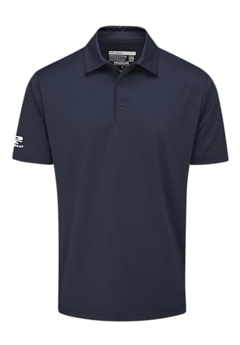 Image of Stuburt Kestrel Men's Golf Classic Fit Short Sleeve Polo Shirt, French Navy, Small