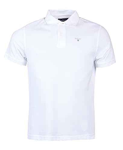 Image of Barbour Sports Pique Polo White White M