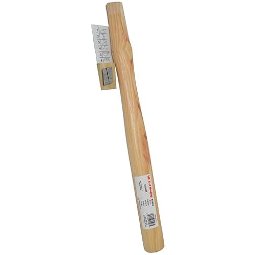 Image of Vaughan E-Z Swing Hickory 32-48 OZ Machinist Hammer Replacement Handle 62503, Brown