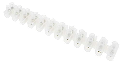 Image of 30A 12-Way Terminal Block Strip Electrical Connection Join Choc Block