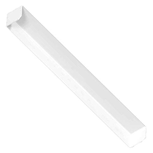 Image of White Fascia Board 90° External Corner Trim for Flat PVC-u Plastic Roof Fascia