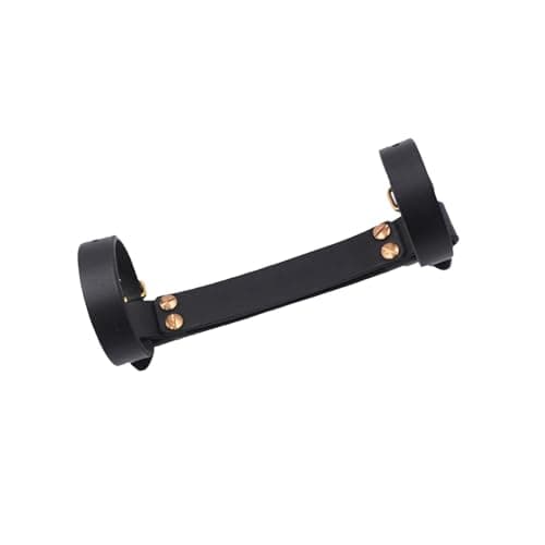Image of AMSLSIU Foldable Bike Handlebar Craftwork Universal Carrying Bicycle for Effortless Cycling for Brompton Folding, Black, 22.5x2.8cm