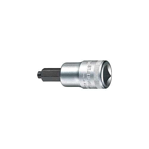 Image of Stahlwille 03070008 54IC Chrome Alloy Steel INHEX Socket, 1/2 inch Drive, 8 mm Size, 60 mm Length, Pack of 5