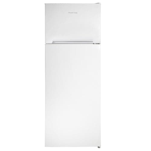 Image of Russell Hobbs Freestanding Fridge Freezer in White 54cm Wide 145cm High 171L Fridge Capacity, 42L Freezer Capacity, Adjustable Thermostat, 2 Year Guarantee RH144TMFF541E1W