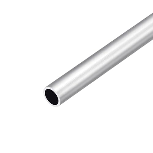 Image of DMiotech (12mm OD x 10mm ID) 6063 Aluminum Round Tube 300mm Length Industry Metal Tubing for Machinery Frame Construction DIY Projects