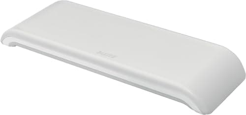 Image of Leitz Adjustable Ergonomic Mouse Wrist Rest, Desktop Foam Cushioned Wrist Support Pad, For Left Or Right Handed Users, Ergo Cosy Range, Light Grey, 64830085