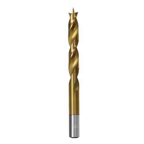 Image of Brad Point Wood Drill Bits for Woodworking, 10mm (25/64") Brad Point Drill, High Speed Steel Metric Brad Point Drill Bits with Double Flutes Design for Soft & Hard Woods MDF Acrylic