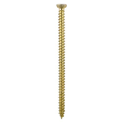 Image of Timco - Concrete Screws - TX - Flat Countersunk - Yellow (Size 7.5 x 180-100 Pieces)