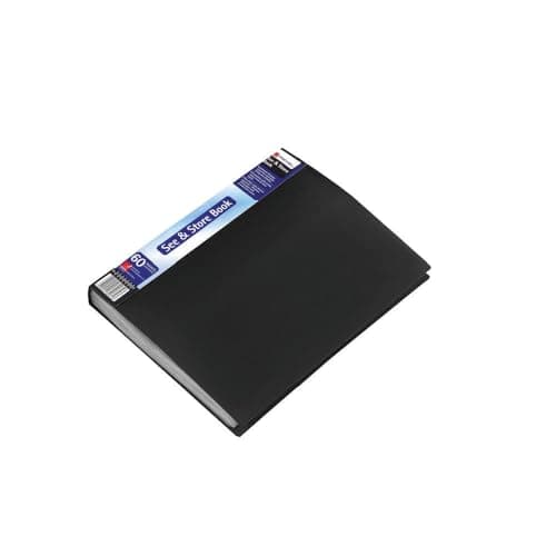 Image of Rexel 327617 See and Store Display Book A4 Black (60 Pockets)
