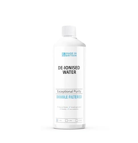 Image of ChemLab - De-Ionised Water | Demineralised, Deionised use with Irons, Steam Cleaner, Car Batteries & Radiators, Cleaning, Aquarium - 1 Litre