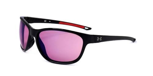 Image of Under Armour UA UNDENIABLE Black red 61/15/130 UNISEX Sunglasses
