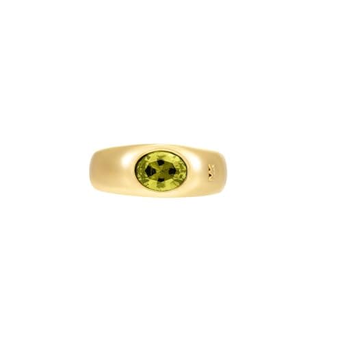 Image of Michael Kors Premium Women's Gold-Tone Brass Ring, MKJ84837107