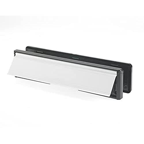 Image of Yale Essentials 12" Letterplate - Chrome/Black