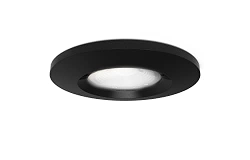 Image of 4lite Fire-Rated Indoor Downlight Bezel (Black) 710lm LED Integrated Spotlight with IP65 Rating - 4L1/2004-4yr Guarantee - Bezel ONLY