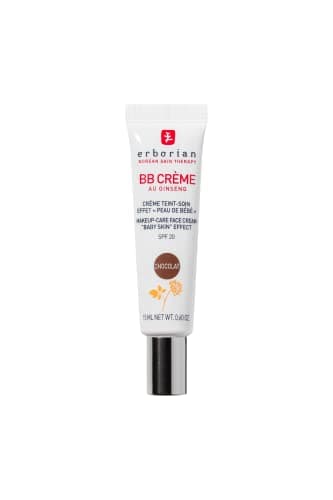 Image of Erborian - BB Cream With Ginseng - Complexion Cream - "Baby Skin" Effect - Korean Cosmetic Treatment 5 -In -1 For SPF 20 - Chocolat 15 ml