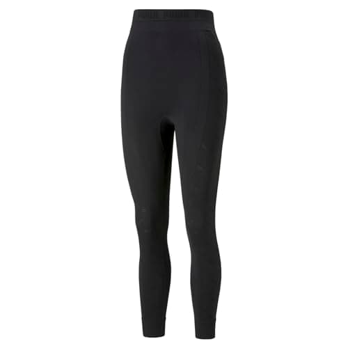 Image of PUMA Women's EVOKNIT 7/8 High-Waist Tights, Puma Black (M)