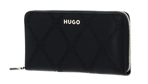 Image of Hugo Women Chris Zipar R-md Zip_Around_Wallet, Black 1, OneSize