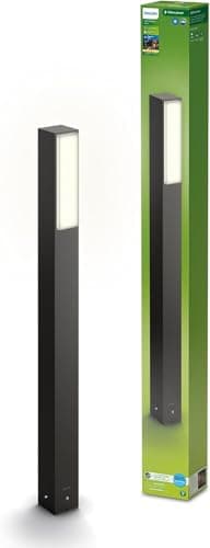 Image of Philips Lighting Stratosphere UltraEfficient Outdoor Path Light 3.8W, 2700K Warm White Light, Antracite, IP44 Weatherproof