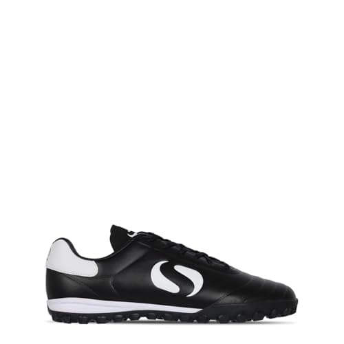 Image of Sondico Mens Strike Astro Turf Trainers Football Boots Black/White 7.5 (41.5)