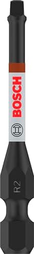 Image of Bosch 2X PRO Robertson Impact Bit (125 x 50 mm, Professional Accessory Screwdriver, Screwdriver)