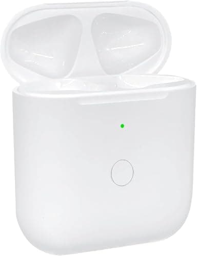 Image of Wireless Charging Case Replacement for Air Pods 1st & 2nd Gen - 450mAh Long-Lasting Battery, Earbuds Not Included